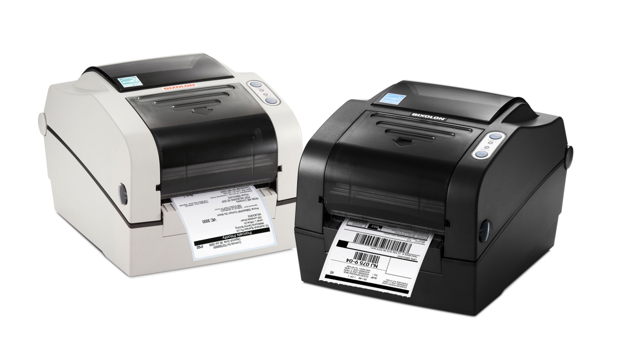 Bixolon has launched the SLP-TX420, a compact thermal transfer desktop label printer