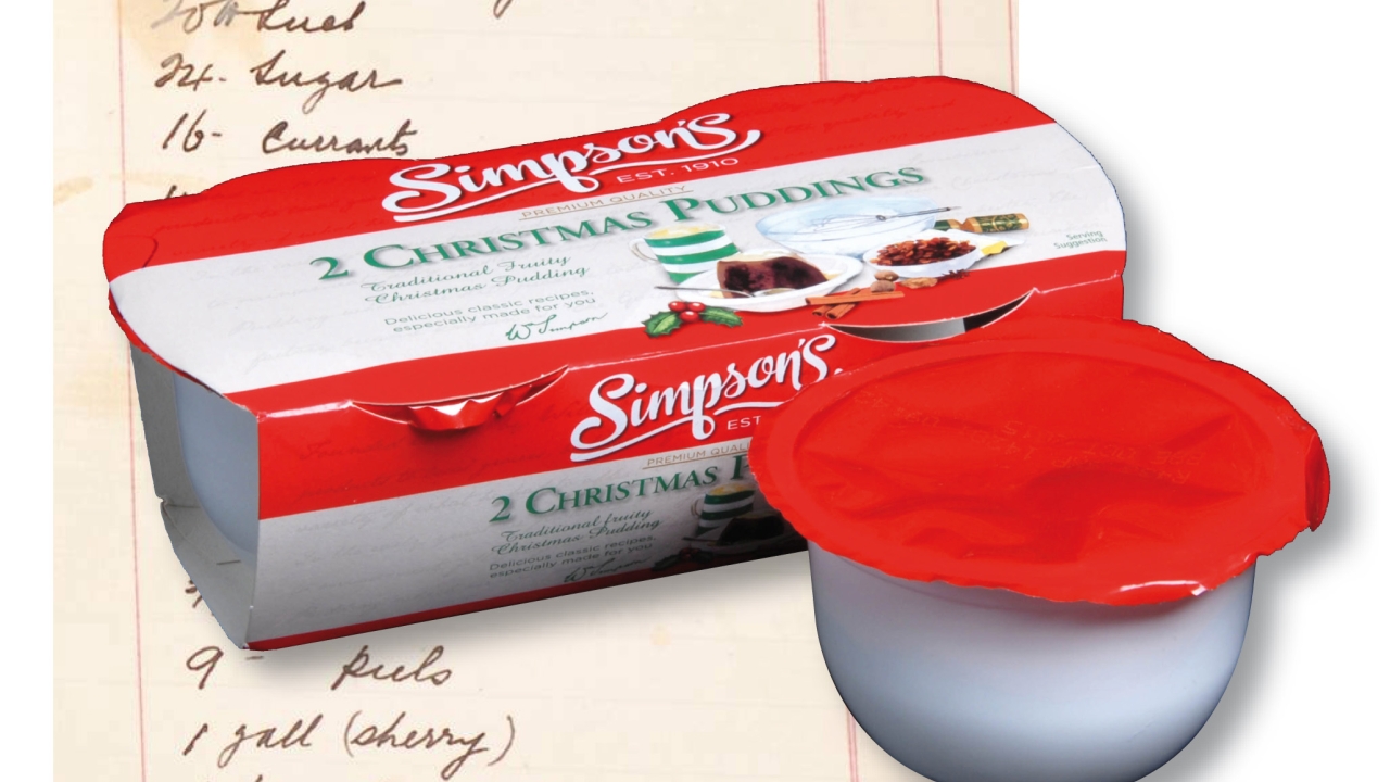 A new range of Christmas puddings from Simpson’s of Manchester’s are being retailed exclusively through Spar supermarkets in 2014 with festive packaging helping to increase their on-shelf appeal