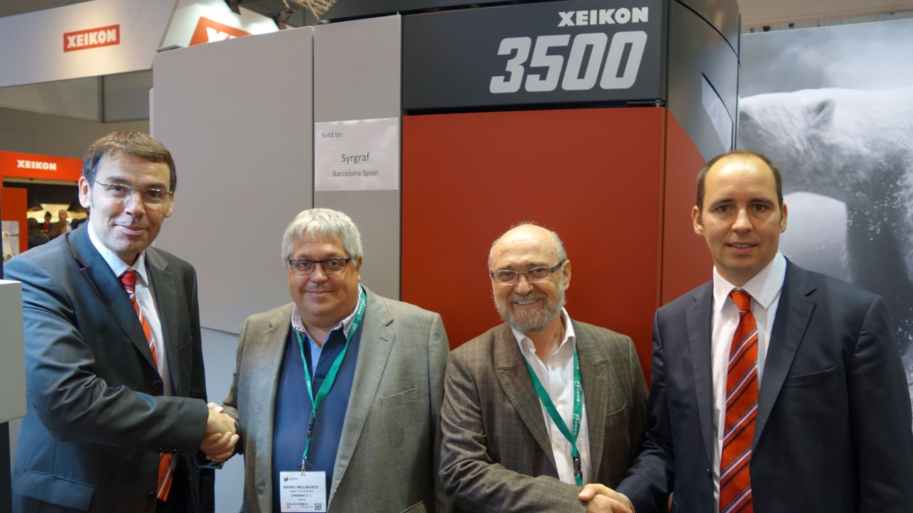 Syrgraf were at Labelexpo Europe 2013 to onfirm the purchase Syrgraf were at Labelexpo Europe 2013 to onfirm the purchase