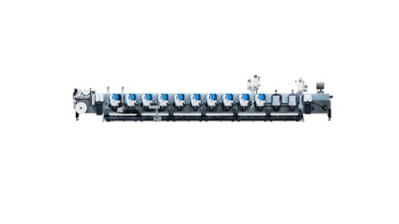  Gallus became the first printing press manufacturer to use technical granite as the carrier for printing and processing units with the ECS 340