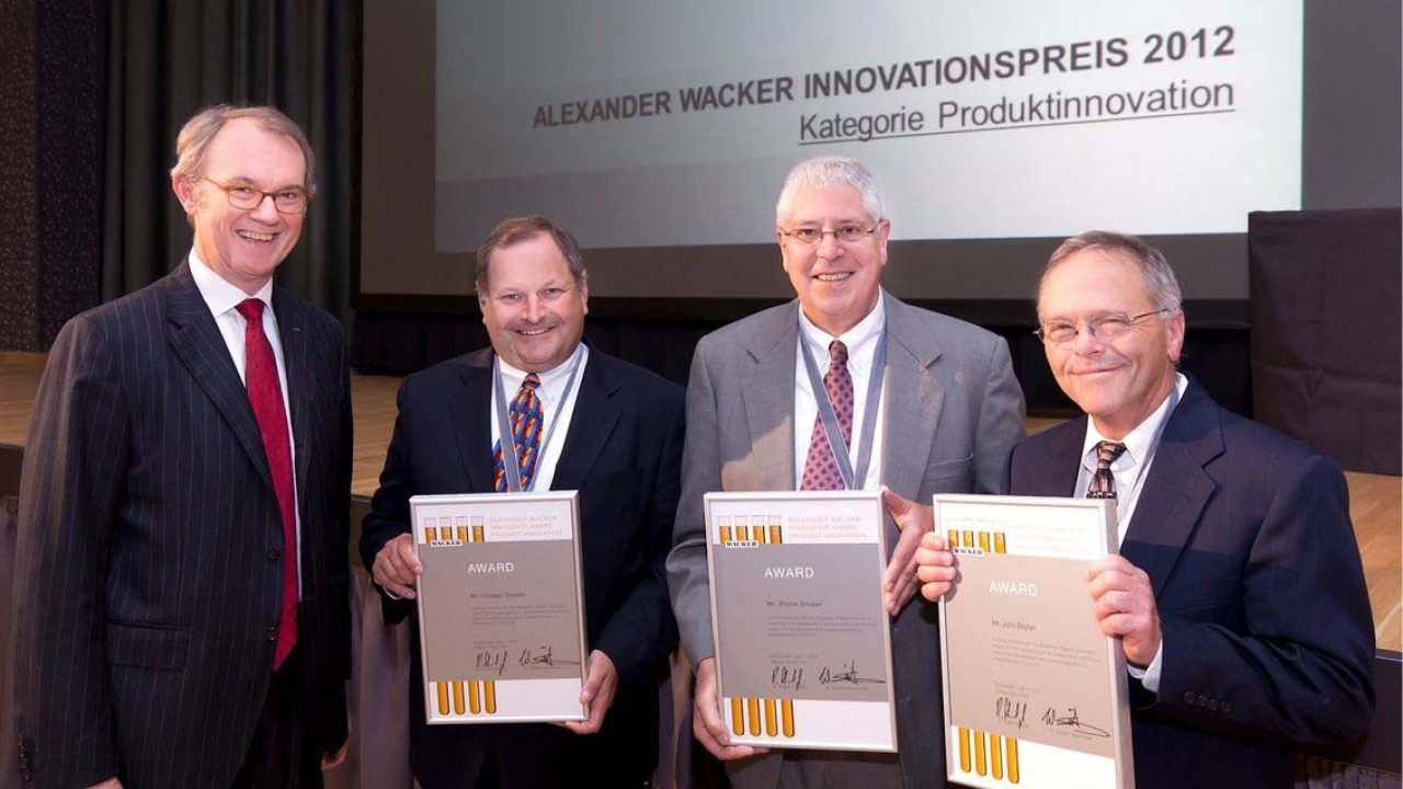 Wacker honors researchers for novel dispersions Wacker honors researchers for novel dispersions