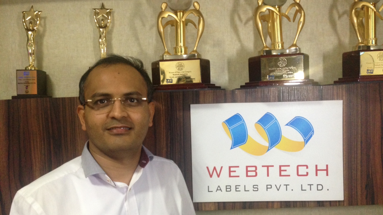 Webtech Labels managing director Amar B. Chhajed