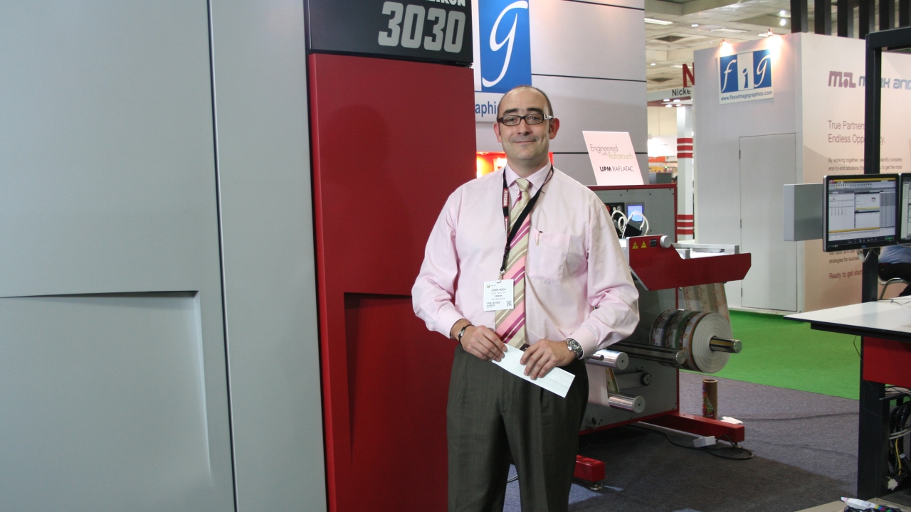 Xeikon 3030 at Labelexpo India