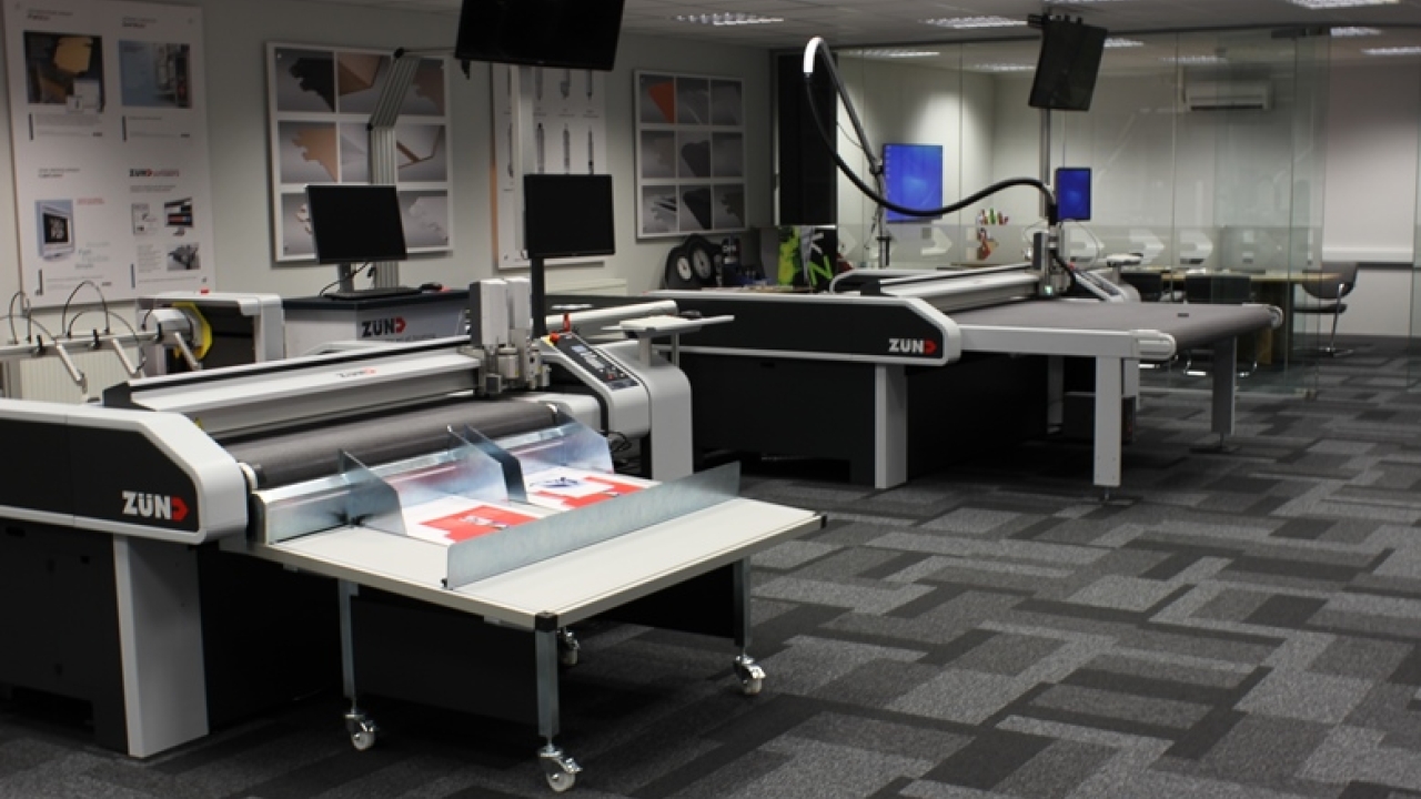 The demo center offers businesses in a range of industries the opportunity to demonstrate their equipment, software or materials as part of an end-to-end workflow with Zünd UK's digital cutting systems