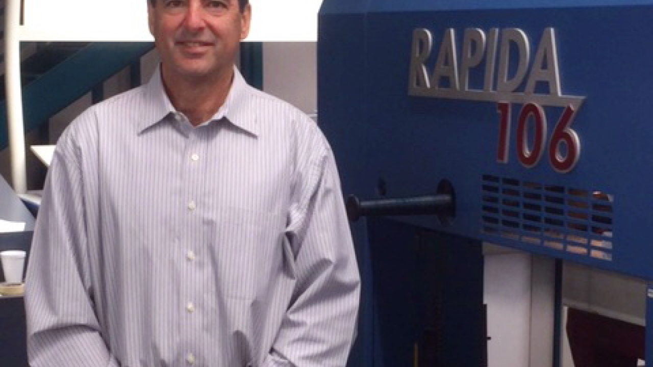 Scott Marrs, vice president at Marrs Printing & Packaging, is awaiting the delivery of the new fully-automated KBA Rapida 106 6-color press with coater and board package to its City of Industry, California pressroom this summer