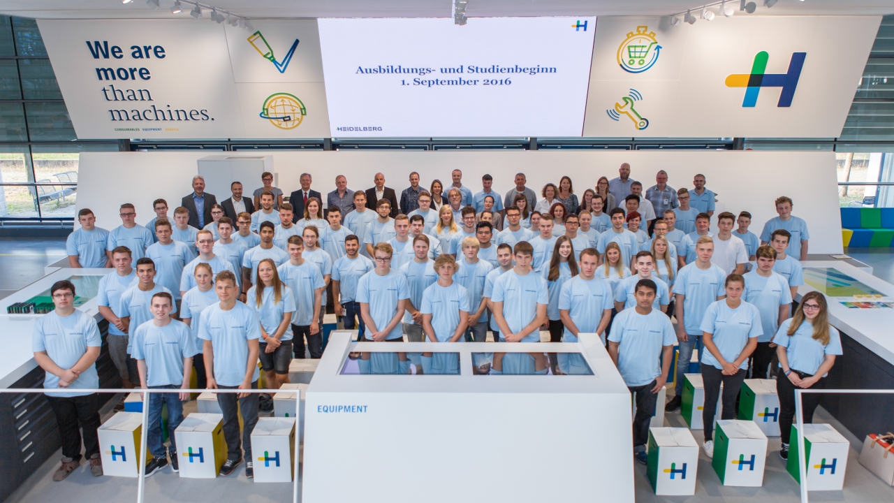 The intake of 90 trainees started at Heidelberg on September 1 The intake of 90 trainees started at Heidelberg on September 1