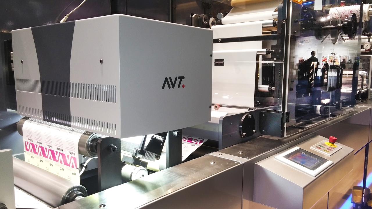 AVT showcases its Helios S Turbo system, which is integrated into the HP Indigo 8000 digital press