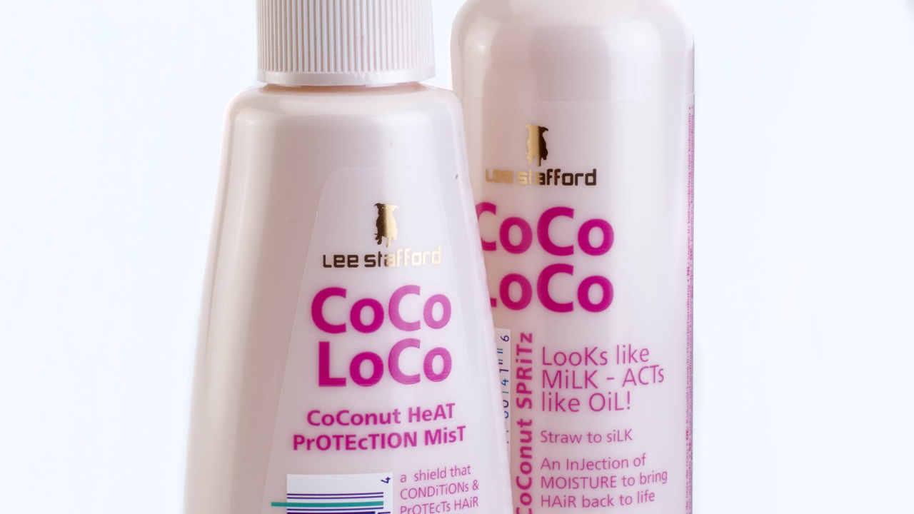 CoCo LoCo bottles from Lee Stafford, foiled by Olympus using foils from API CoCo LoCo bottles from Lee Stafford, foiled by Olympus using foils from API