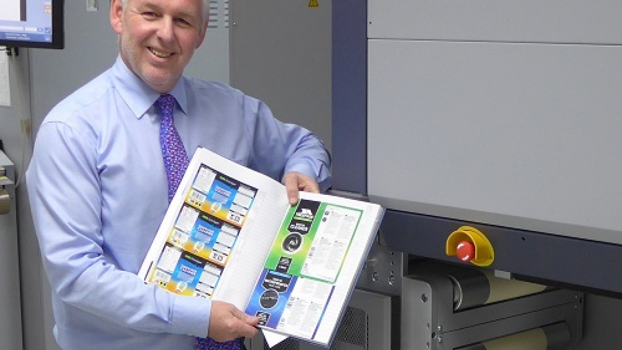 'I definitely see the future of label production as inkjet' - David Webster, managing director at The Label Makers