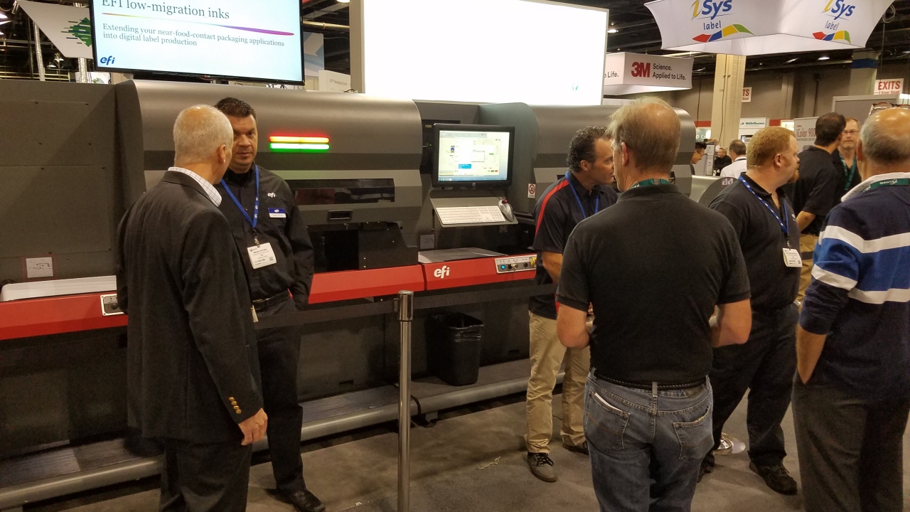 EFI’s exhibit at Labelexpo Americas is in booth 6423