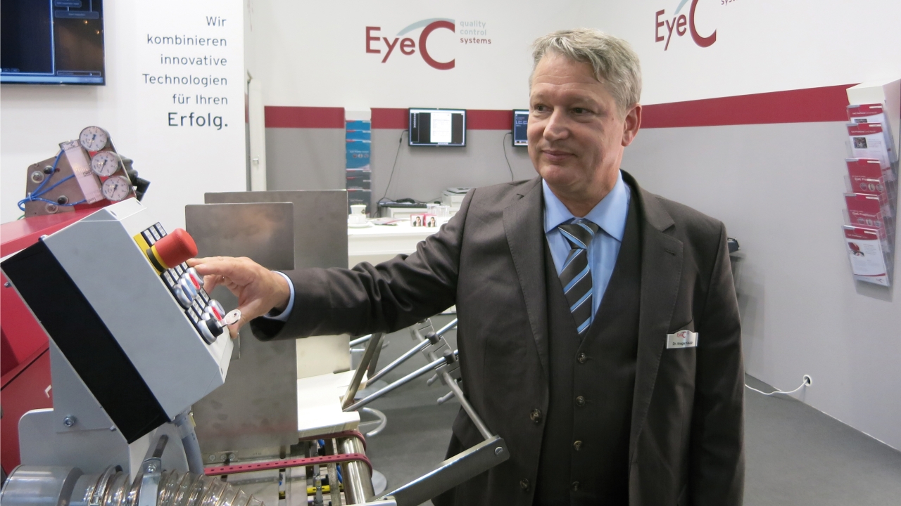 ‘The integration of our solution into workflow systems allows for an integrated, standardized and automated quality control procedure’ - EyeC CEO Ansgar Kaupp