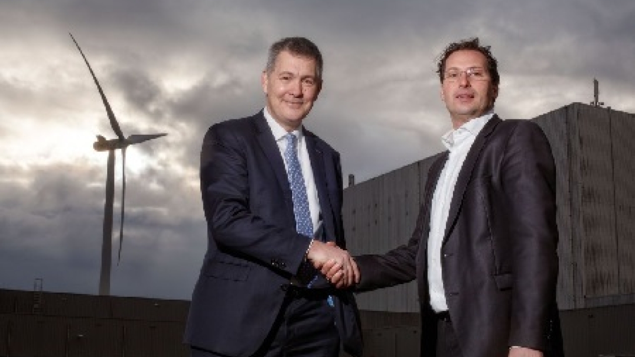 From left: Peter Struik of Fujifilm and Marc van der Linden with Eneco Group