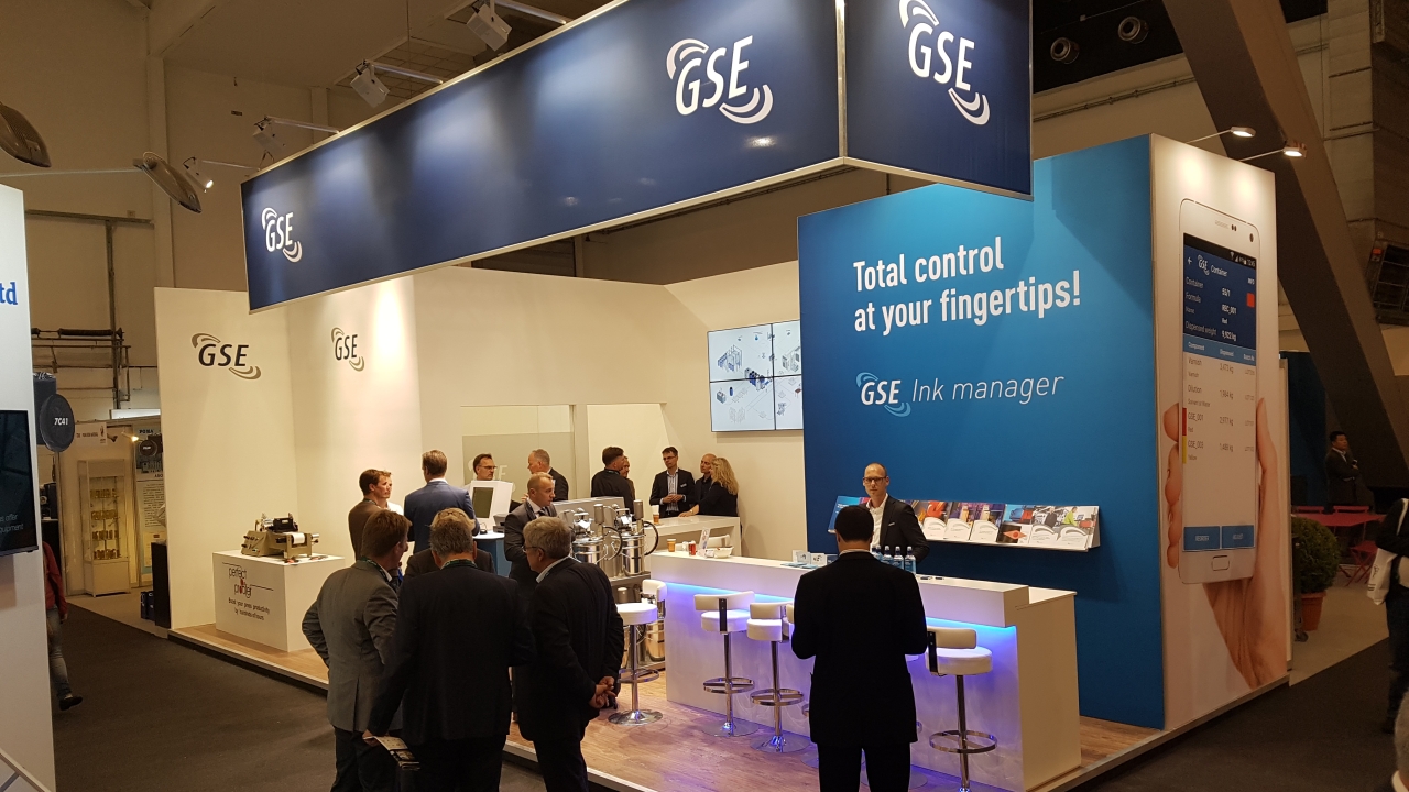The GSE stand at Labelexpo Europe 2017