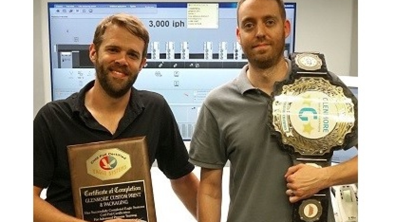 Glenmore general manager James Rowley (left) and operations manager Stefan Congram (right) after successfully completing the ECFC Glenmore general manager James Rowley (left) and operations manager Stefan Congram (right) after successfully completing the ECFC