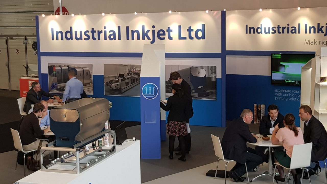 The IIJ stand at Labelexpo Europe 2017