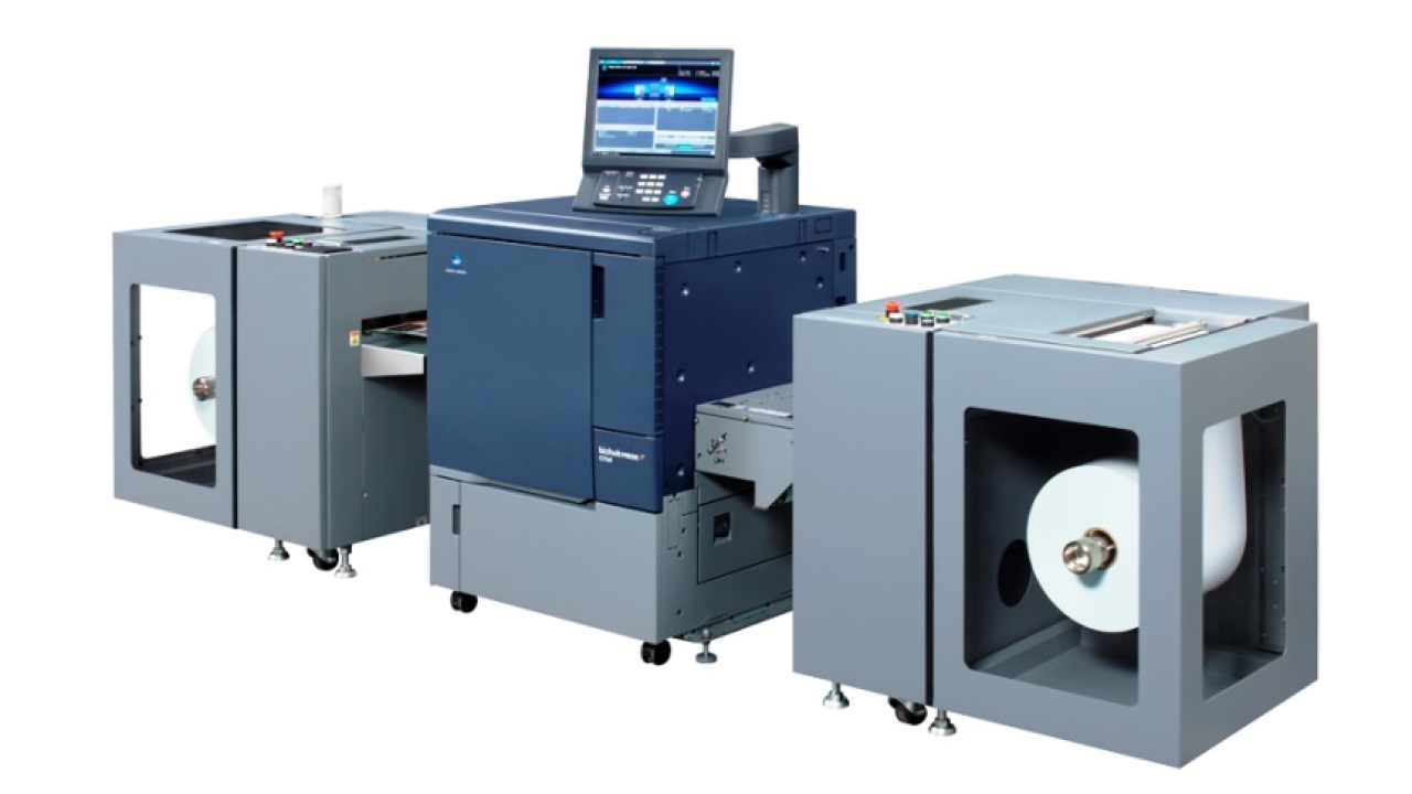 In recent years, Konica Minolta has increased its presence in industrial markets with the launch of its AccurioJet KM-1 UV inkjet sheet-fed press and bizhub PRESS C71cf on-demand label printer (pictured)