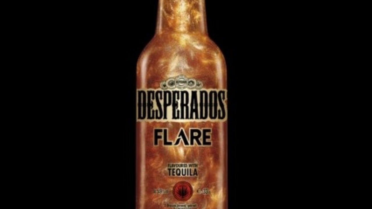 Desperados is beer flavored with tequila, and while the recipe has stayed the same, the new labels for Desperados Flare featured glitter swirls so that the end product was seen as a festive accessory to a celebratory occasion