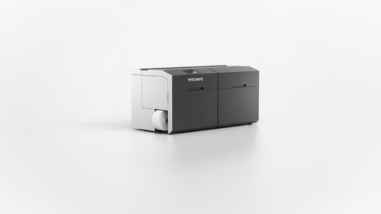 The Mouvent LB701-UV digital inkjet press is a 170mm-wide machine 