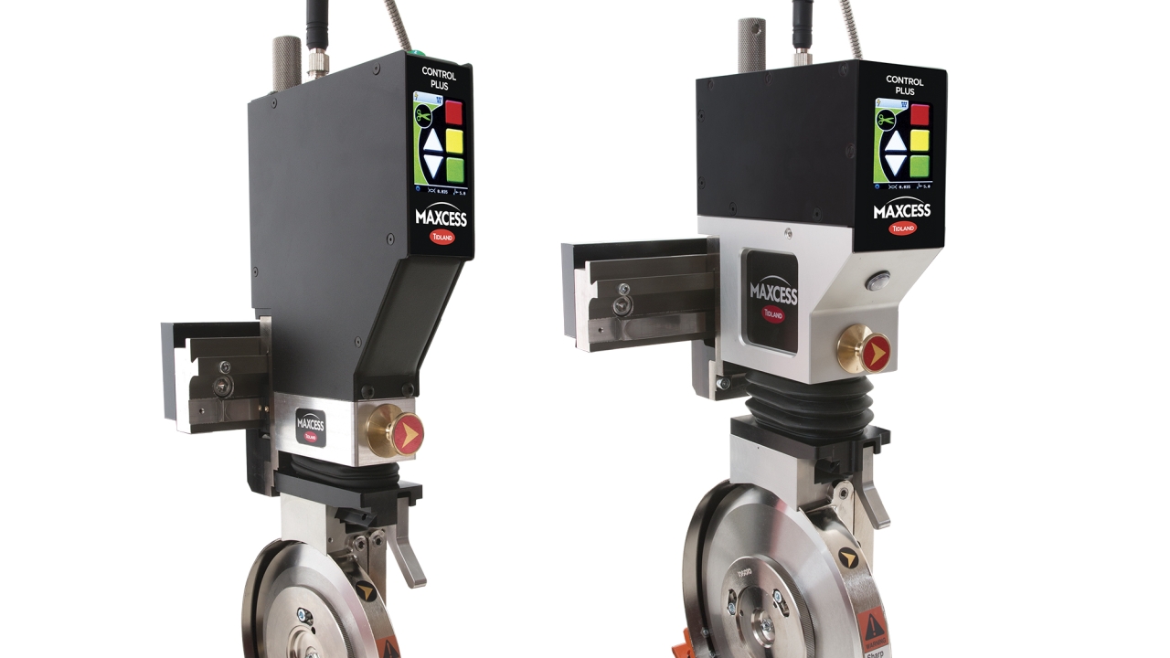 Tidland pioneered electronic knifeholder technology with the award-winning e-Knifeholder Tidland pioneered electronic knifeholder technology with the award-winning e-Knifeholder