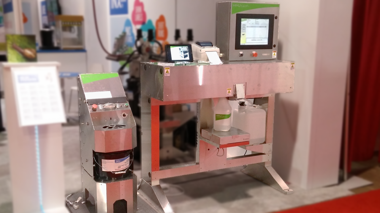 HMJ tech launched its HMJ-250 Medium Batch Dispenser at Labelexpo Americas 2016