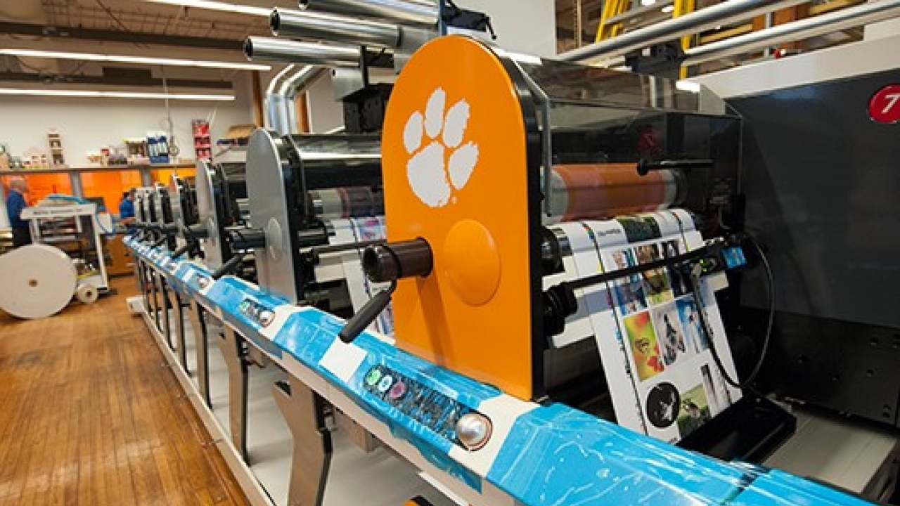 The 13in FB-3 flexo press is capable of printing labels, folding cartons and flexible film