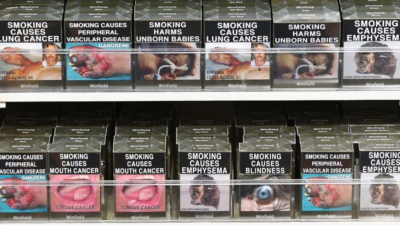 Australia was the first country in the world to introduce plain packaging in 2012 - Pic credit: Cameron Spencer/Getty Images