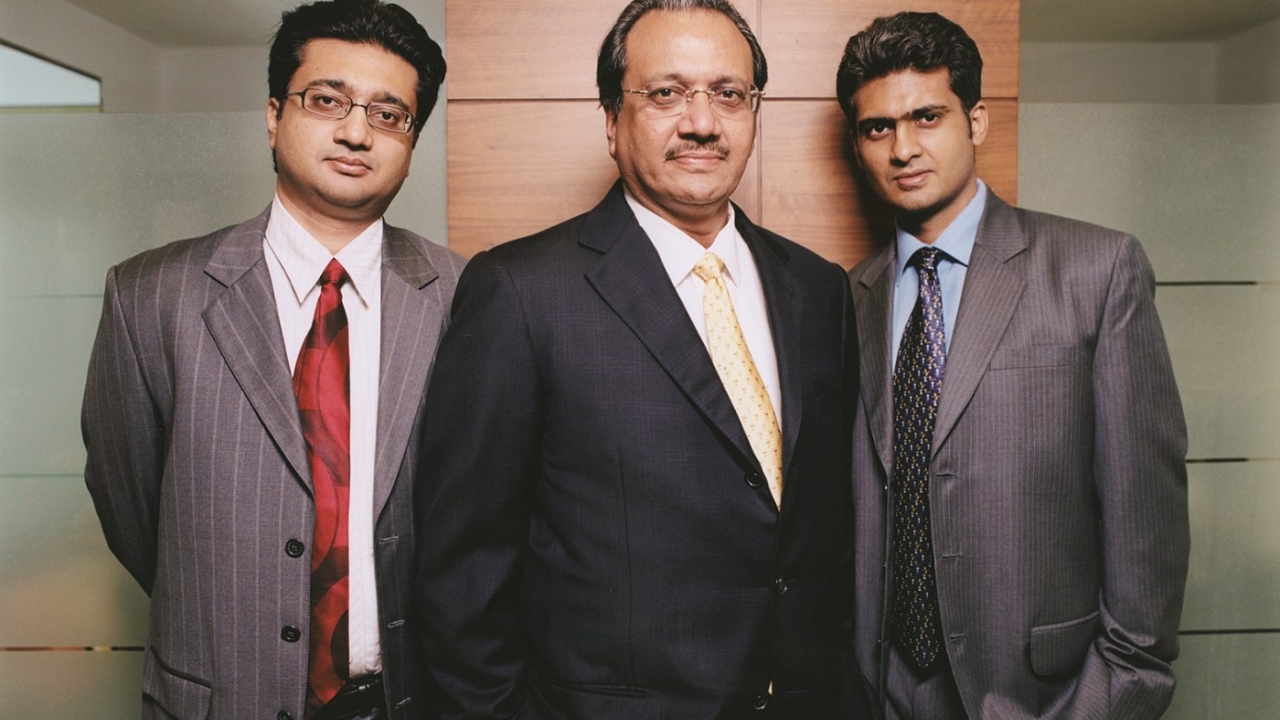 Ramesh Kejriwal (center), founder and chairman of Parksons Packaging, and his two sons Siddharth (left) and Chaitanya, ordered two of the latest generation Heidelberg Speedmaster CX 102 presses
