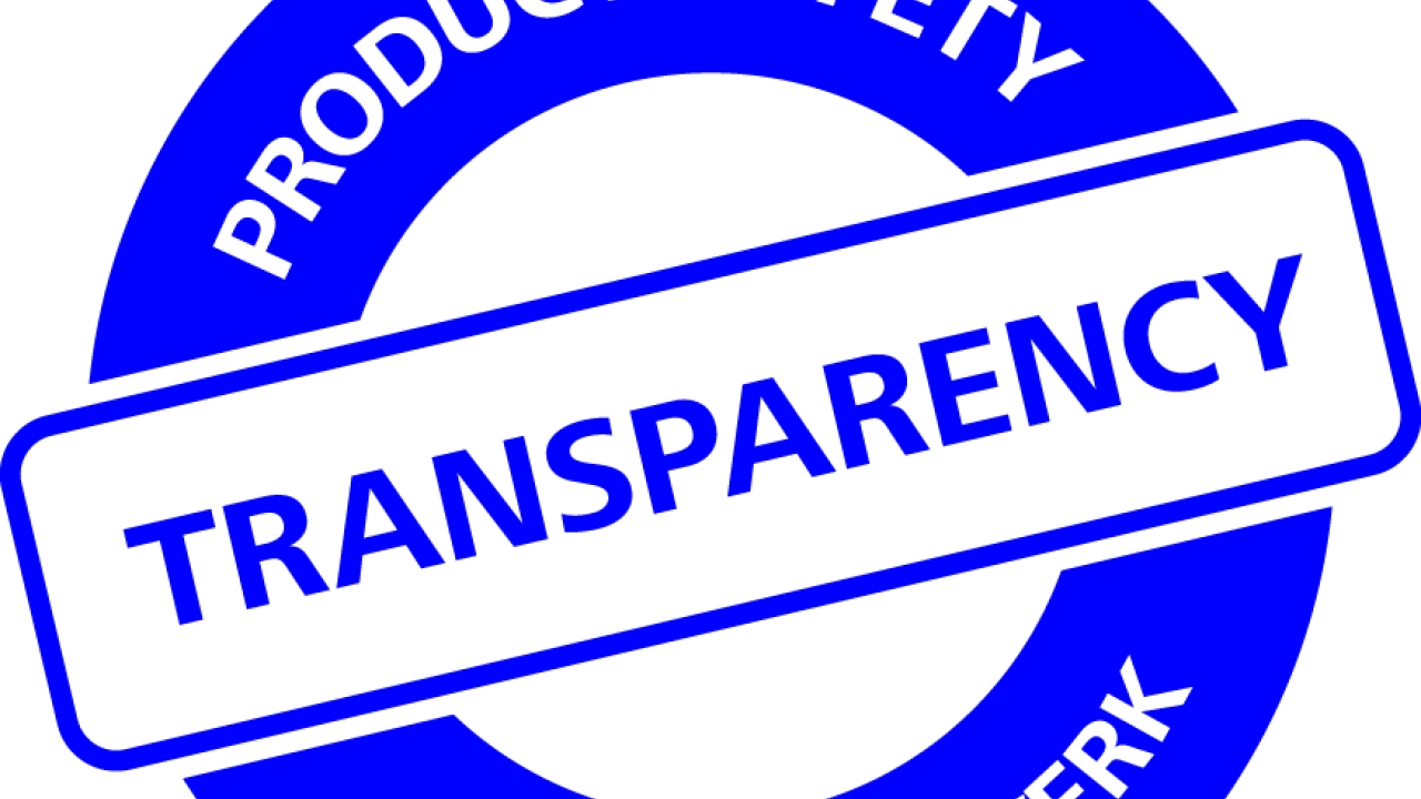 The Transparency Label is applicable for all applications