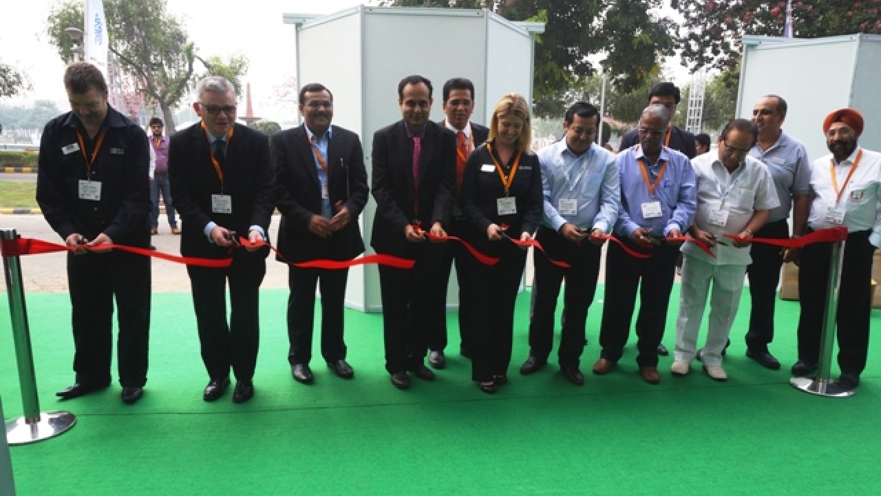 The dignitaries inaugurating Labelexpo India 2014 in New Delhi