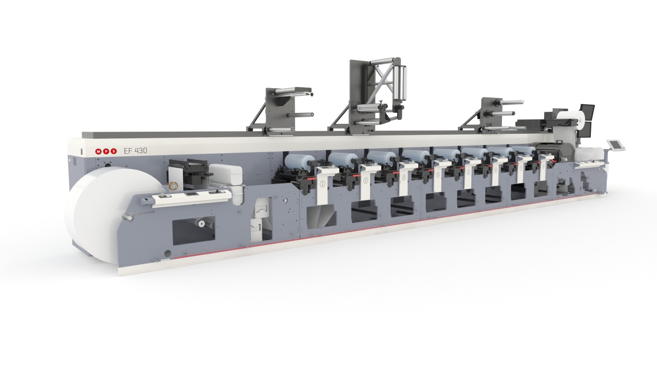 MPS EF multi-substrate flexo press