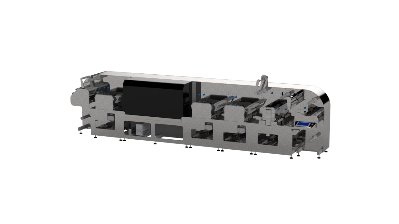 Compact Hybrid combines digital and flexo printing with in-line converting and finishing