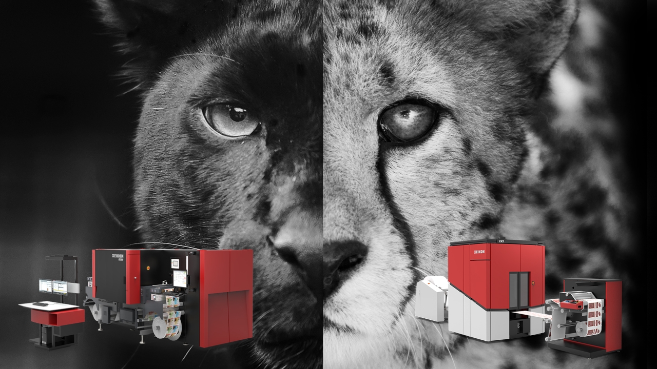 The wider web Xeikon CX500 is part of Xeikon’s dry toner Cheetah series serving the high-end self-adhesive label market, and it complements the existing Xeikon CX3