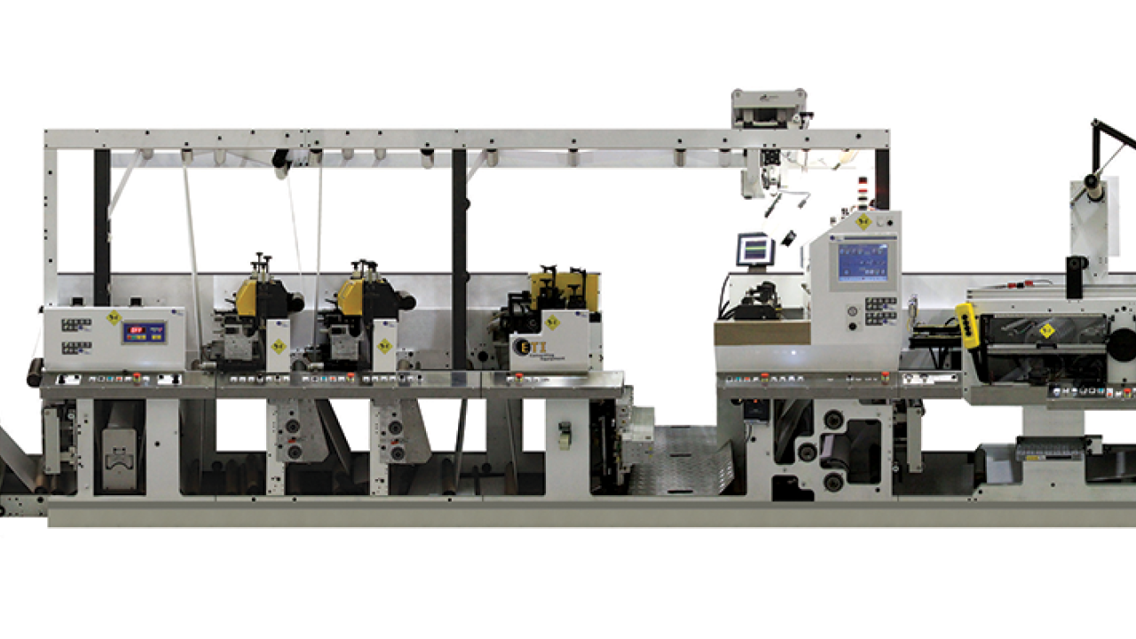 Cohesio technology allows for the manufacture of pressure-sensitive labels in a single in-line process