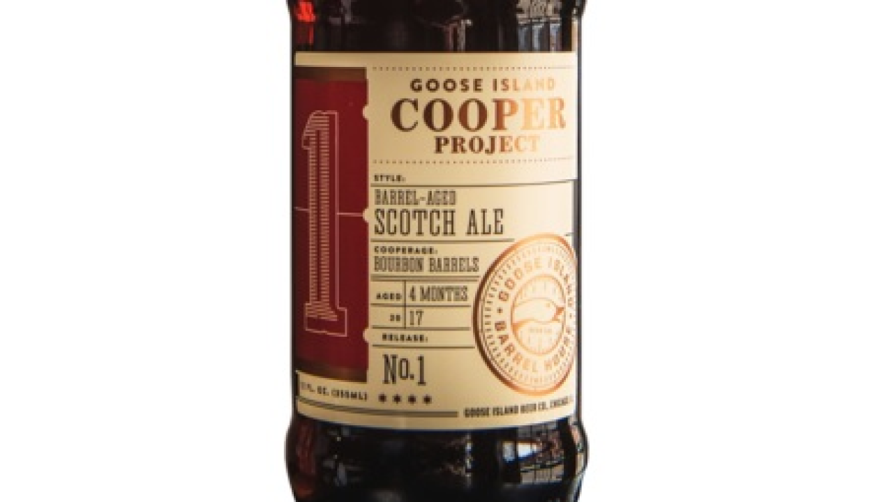 Constantia creates labels for Goose Island’s Cooper Series