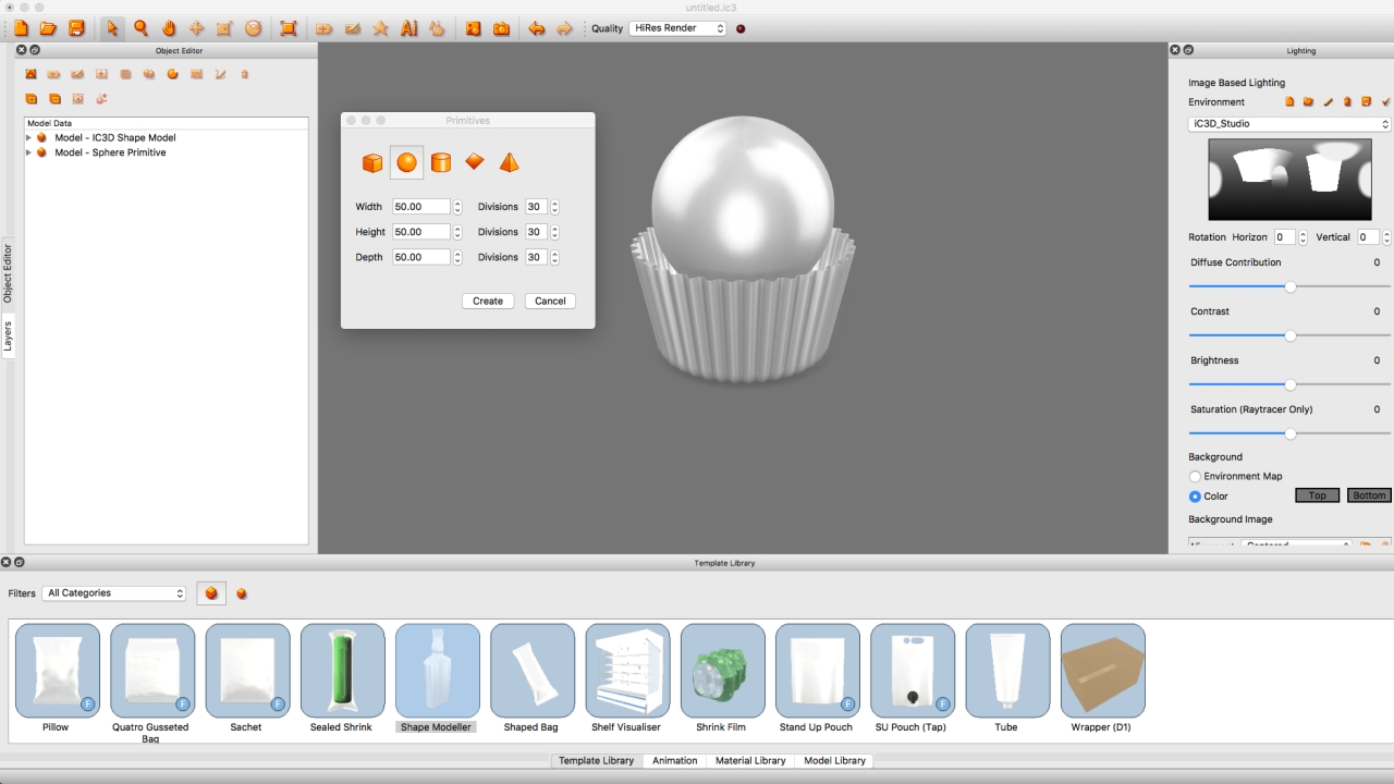 iC3D v5.0 provides the ability to select points on a 3D model, edit shapes, distortions and surface effects iC3D v5.0 provides the ability to select points on a 3D model, edit shapes, distortions and surface effects