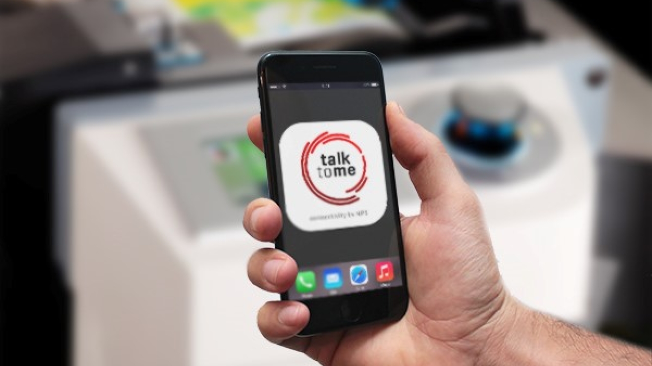Press operators can be given access to extended ‘anytime, anywhere’ functionality via a specially developed ‘talk to me’ app, available for any Android or iOS smartphone or tablet