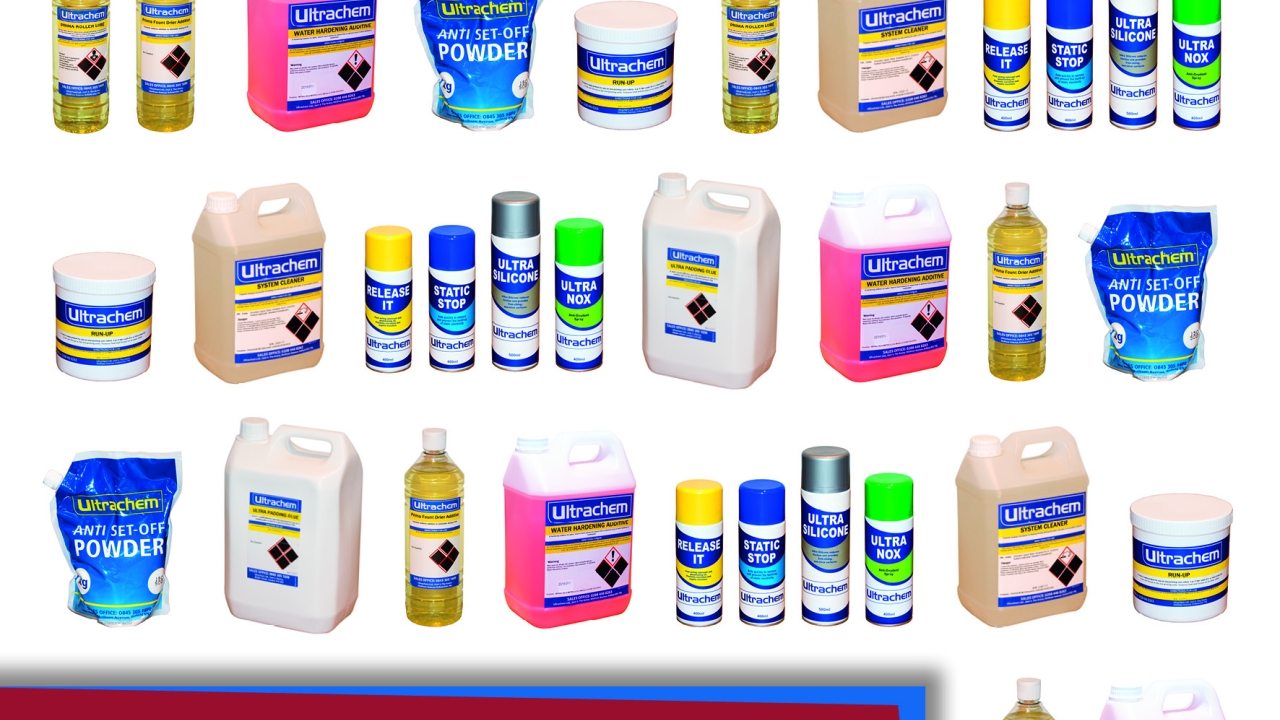 Ultrachem has reviewed and extended its entire pressroom sundries range