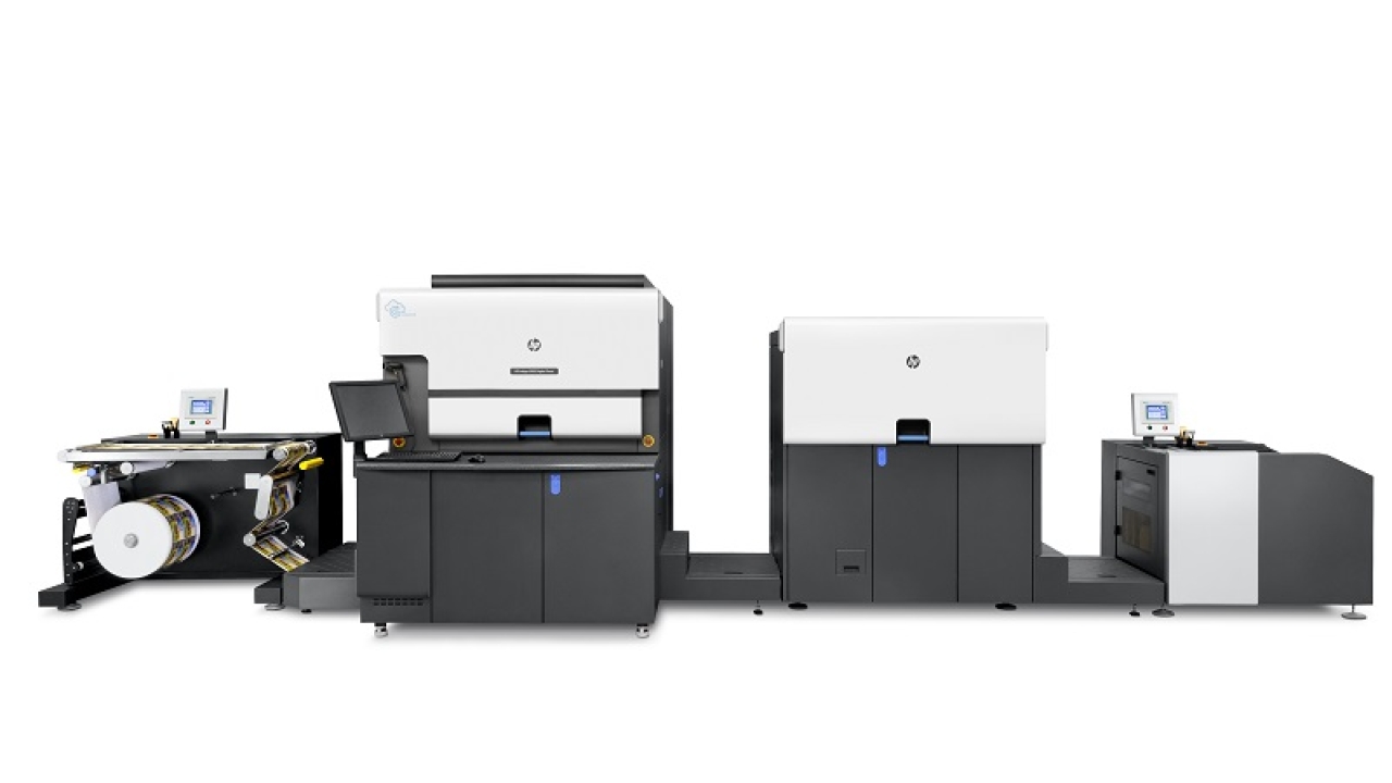 The HP Indigo 6900 digital press The HP Indigo 6900 digital press