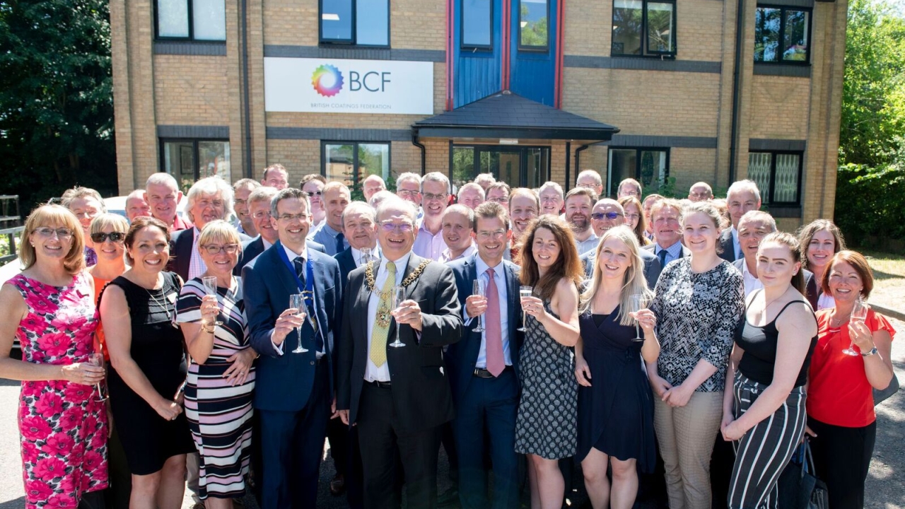 Launch of the BCF offices with Lord Mayor of Coventry, Councillor John Blundell (pictured middle)