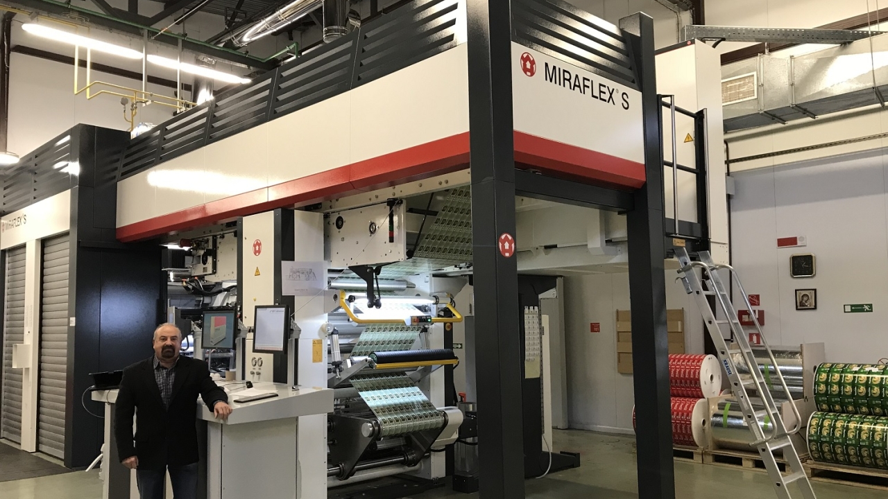 The Miraflex S was commissioned by Polyprint at the end of 2017