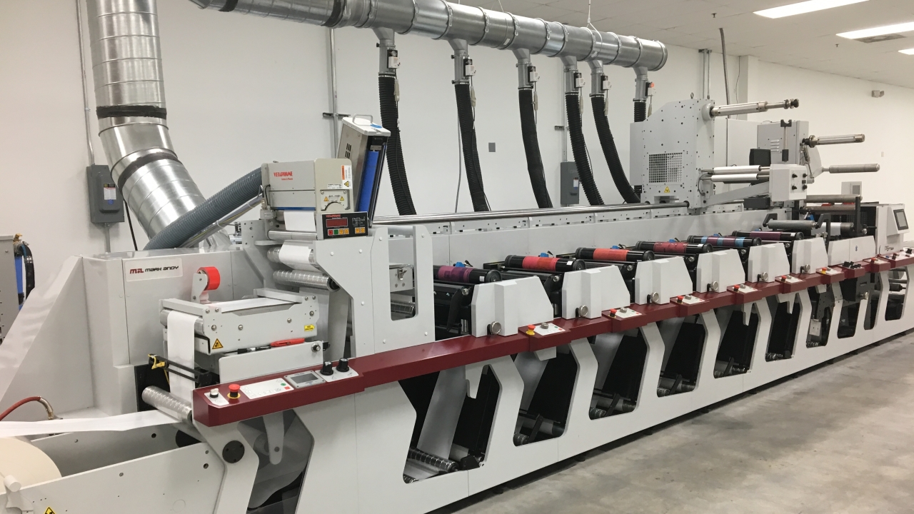 Actega North America has installed a 13in Mark Andy Performance Series P5 flexo press