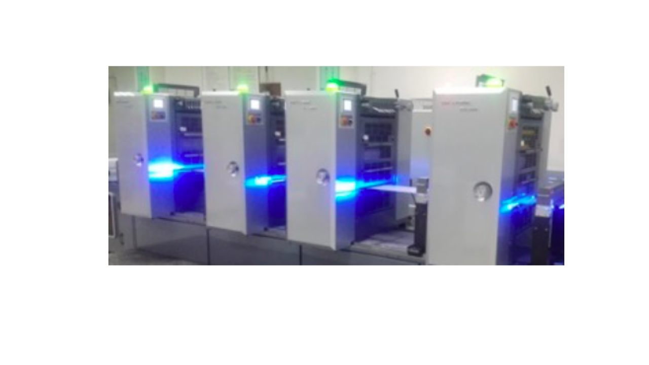 CoolUV lamps can be used on almost any printing press, whether offset, flexo, silkscreen, inkjet or gravure
