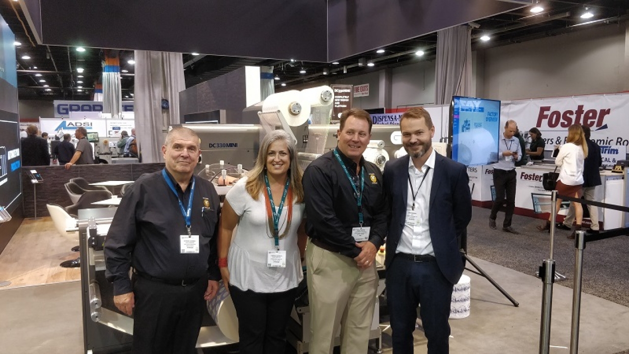 DeLeone Corporation has purchased the DC330Mini on the Grafisk Maskinfabrik (GM) stand at Labelexpo Americas 2018