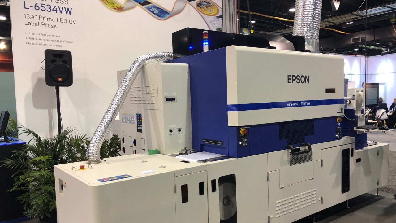 Epson launches faster UV LED digital press