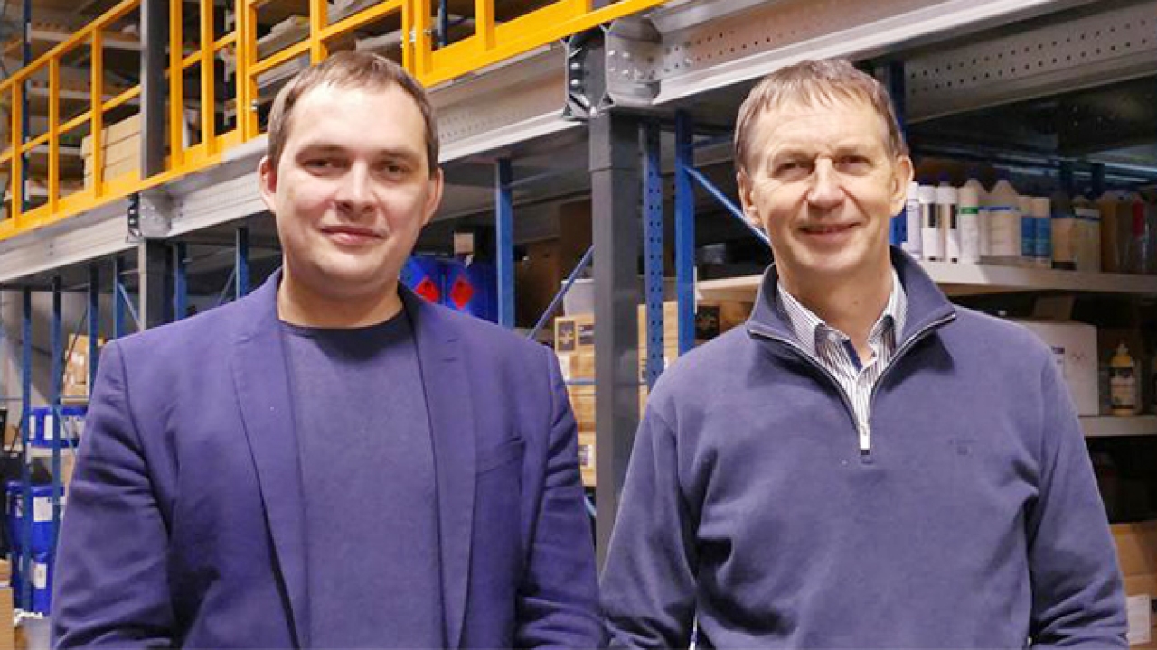 L-R - Janis Zirnis, business development manager, and Guntis Kronbergs, managing director at Starlett HQ 