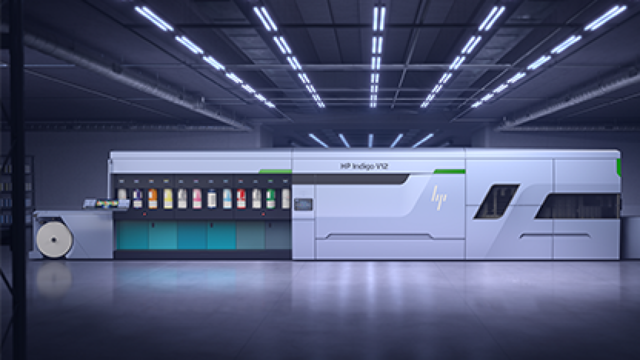 HP will showcase its HP Indigo V12 for the first time at Labelexpo