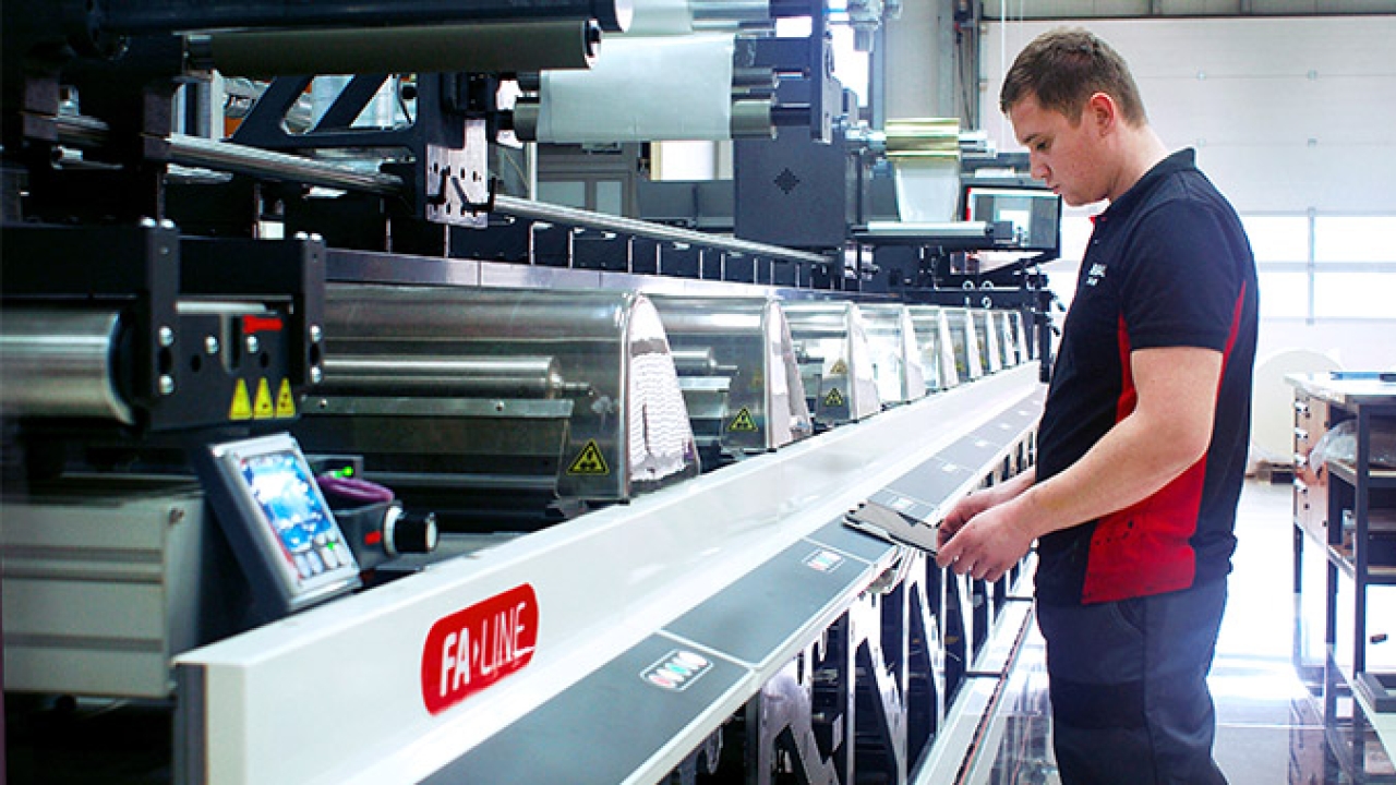Inkas has invested in a 9-color FA-17 from Nilpeter to improve quality and expand its production capabilities Inkas has invested in a 9-color FA-17 from Nilpeter to improve quality and expand its production capabilities