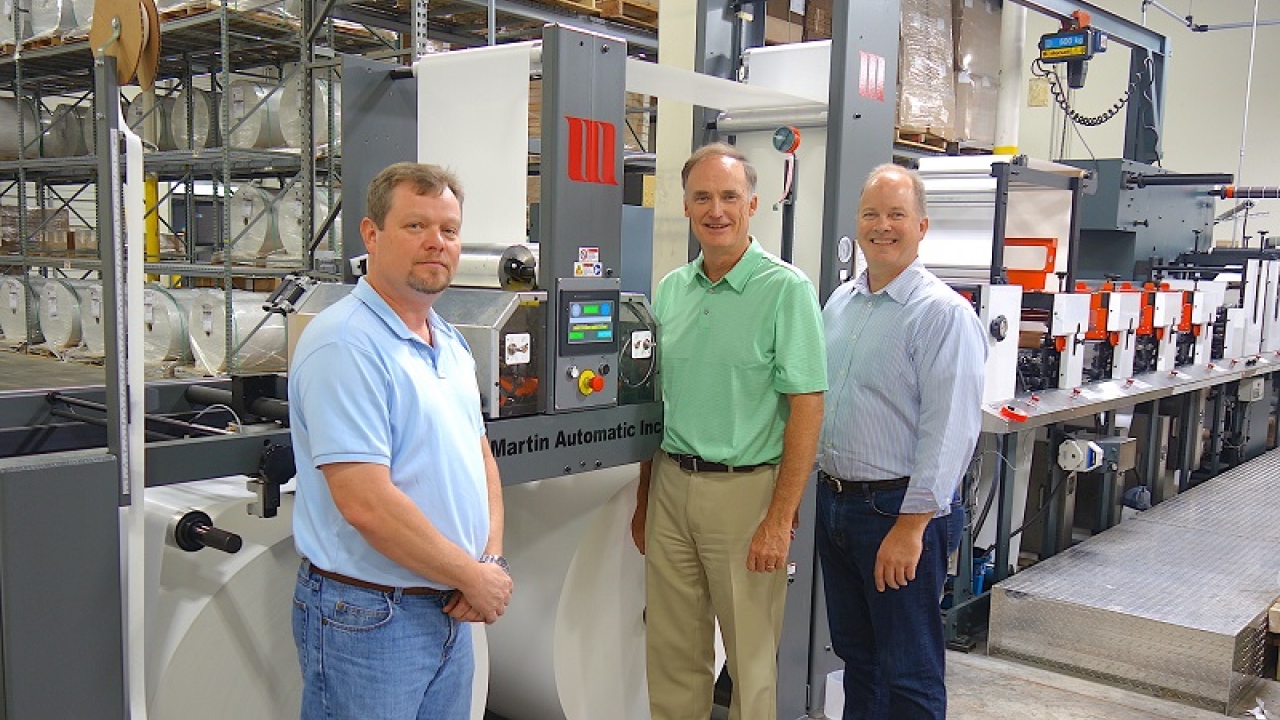 Kinetic Label Services moves forward with Martin Automatic butt splicer