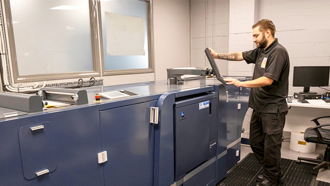 Direct Labels UK has installed a Konica Minolta AccurioLabel 230 toner press to add digital capabilities to its production plant Direct Labels UK has installed a Konica Minolta AccurioLabel 230 toner press to add digital capabilities to its production plant