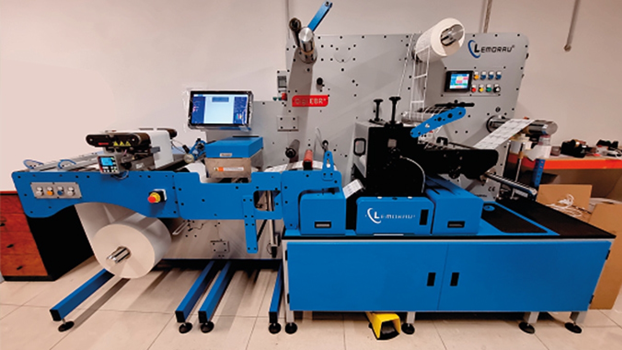 Grafidel Etiquetas has invested in a Lemorau DIGI EBR+ 330 all-in-one digital printing machine to increase its production capacity